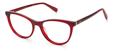 Premium Women Pierre Cardin Eyeglasses: P.C. 8495 - Red - SpecSMART Eye Clinic (Diagonal View)